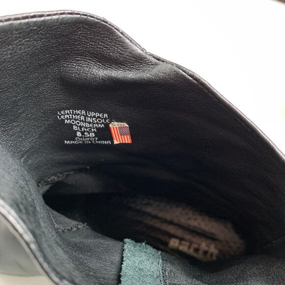 Kalso Earth Boots Black Leather Womens Size 8.5 Ankle Bootie "Moonbeam" - Picture 8 of 9